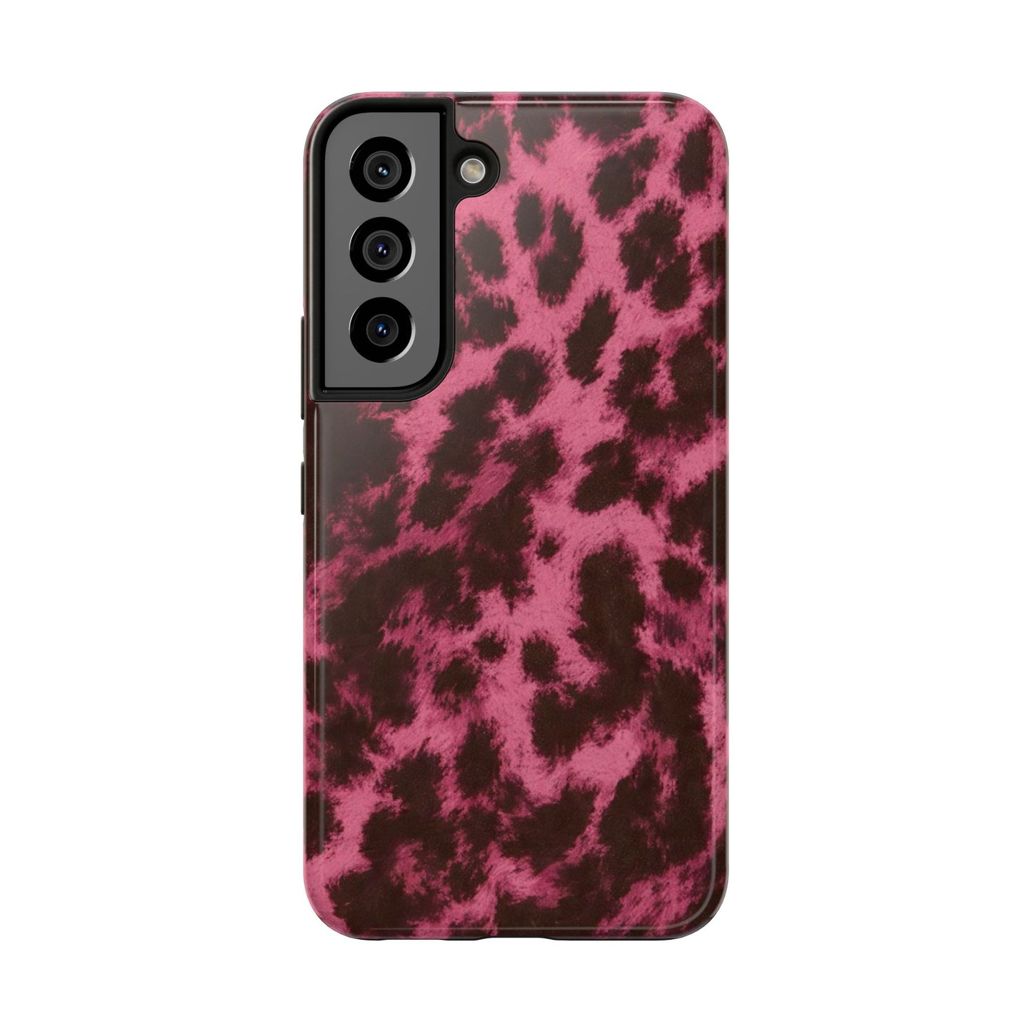 Pink Leopard Print - Protective Phone Case