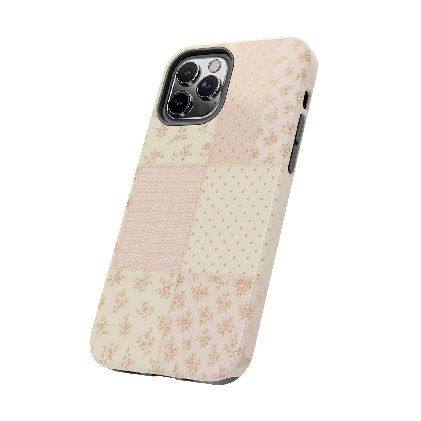 Floral Patchwork Quilt - Protective Phone Case