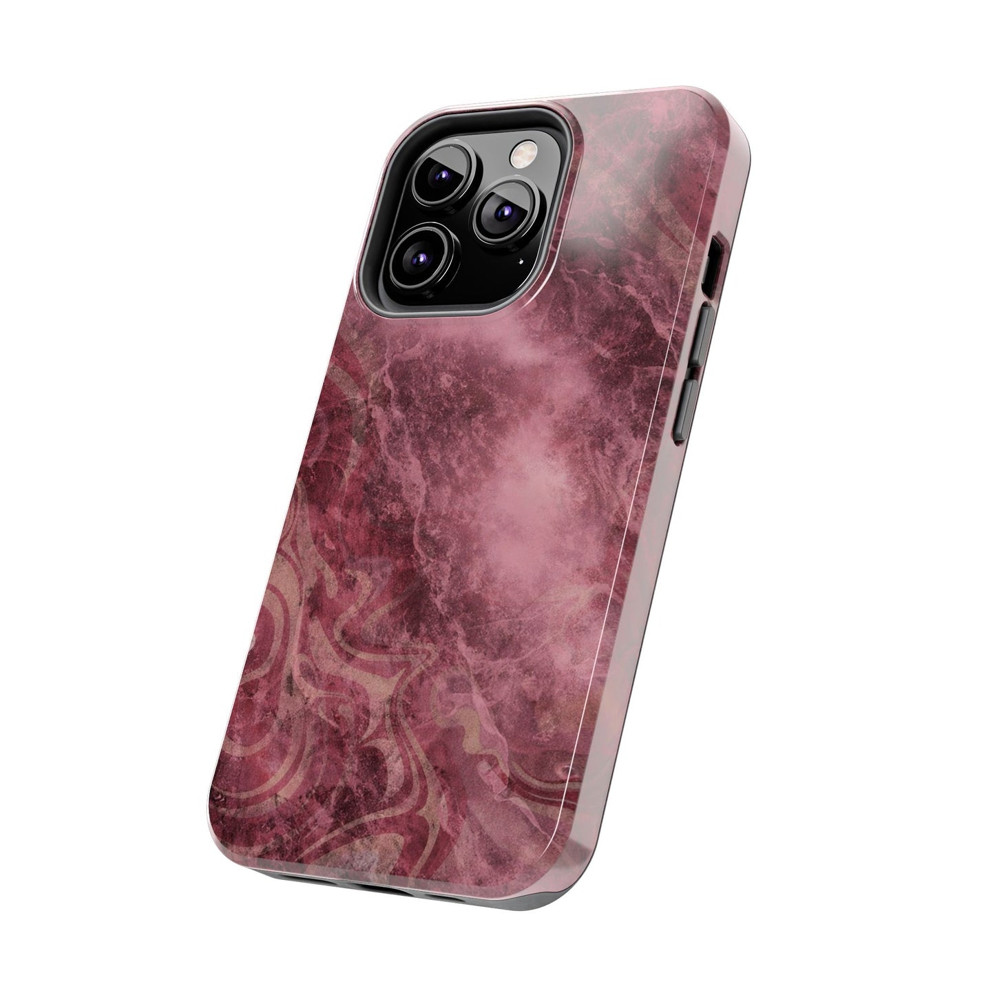 Marble Magenta - Protective Phone Case