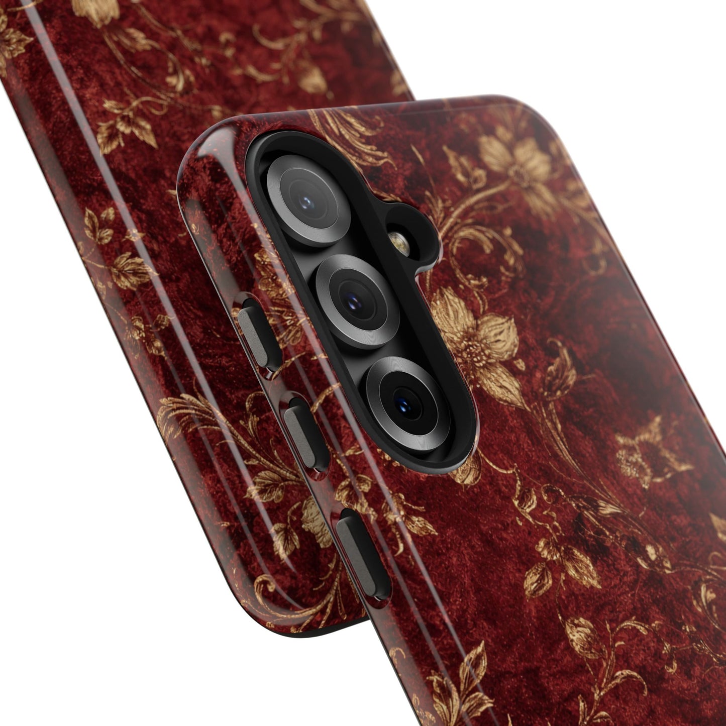 Floral Burgundy - Protective Phone Case