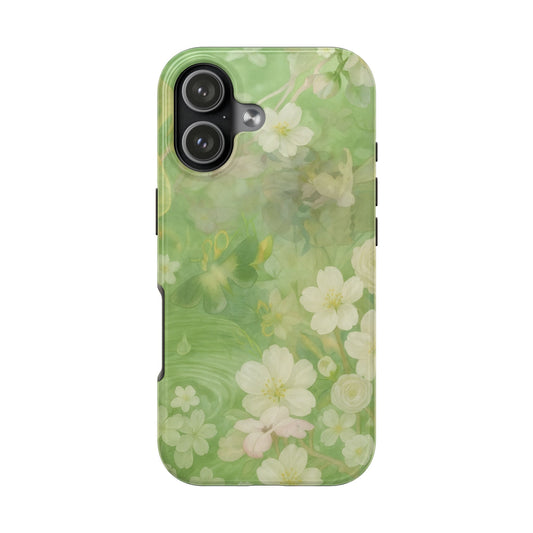 Sage Blossom - Protective Phone Case