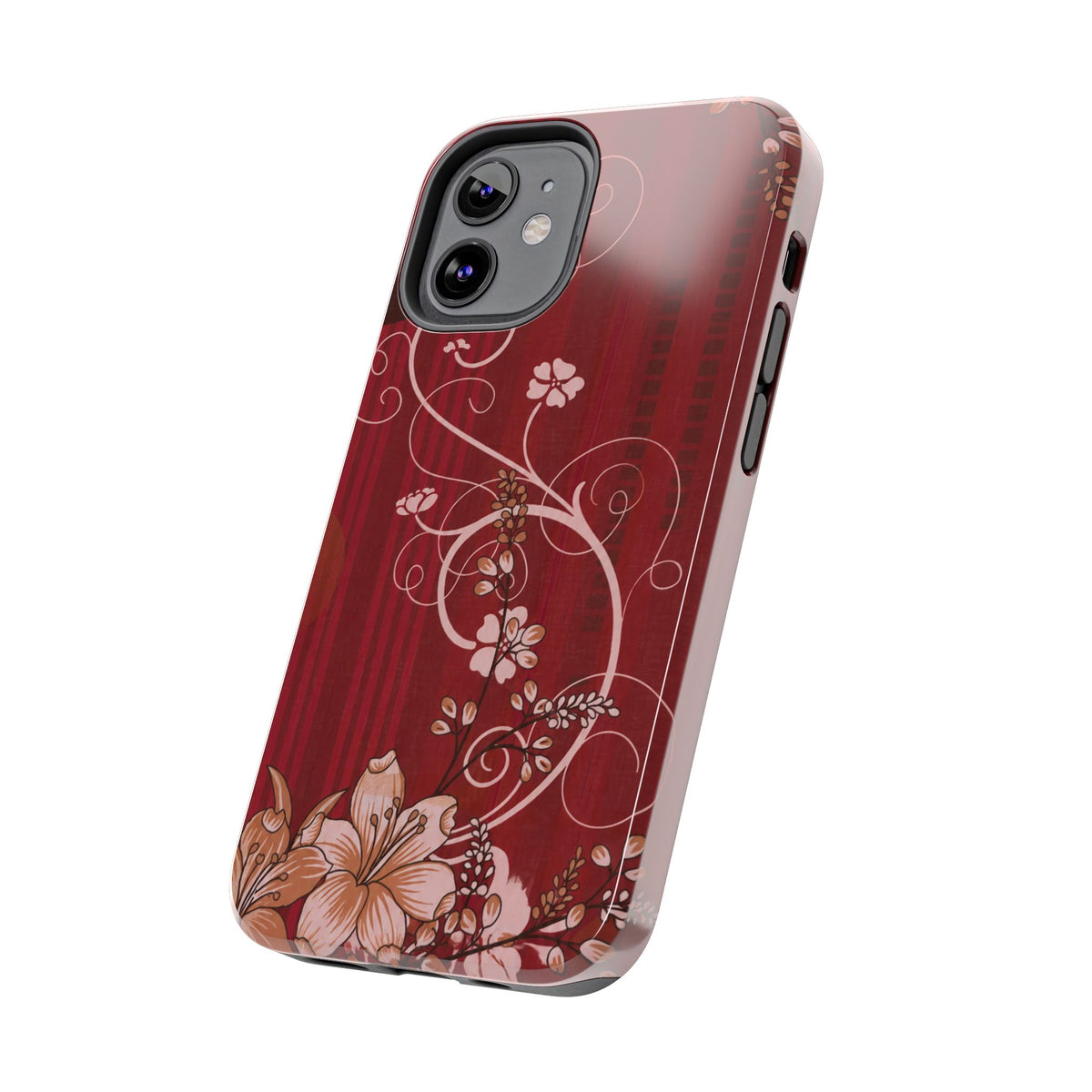 Crimson Bloom - Protective Phone Case