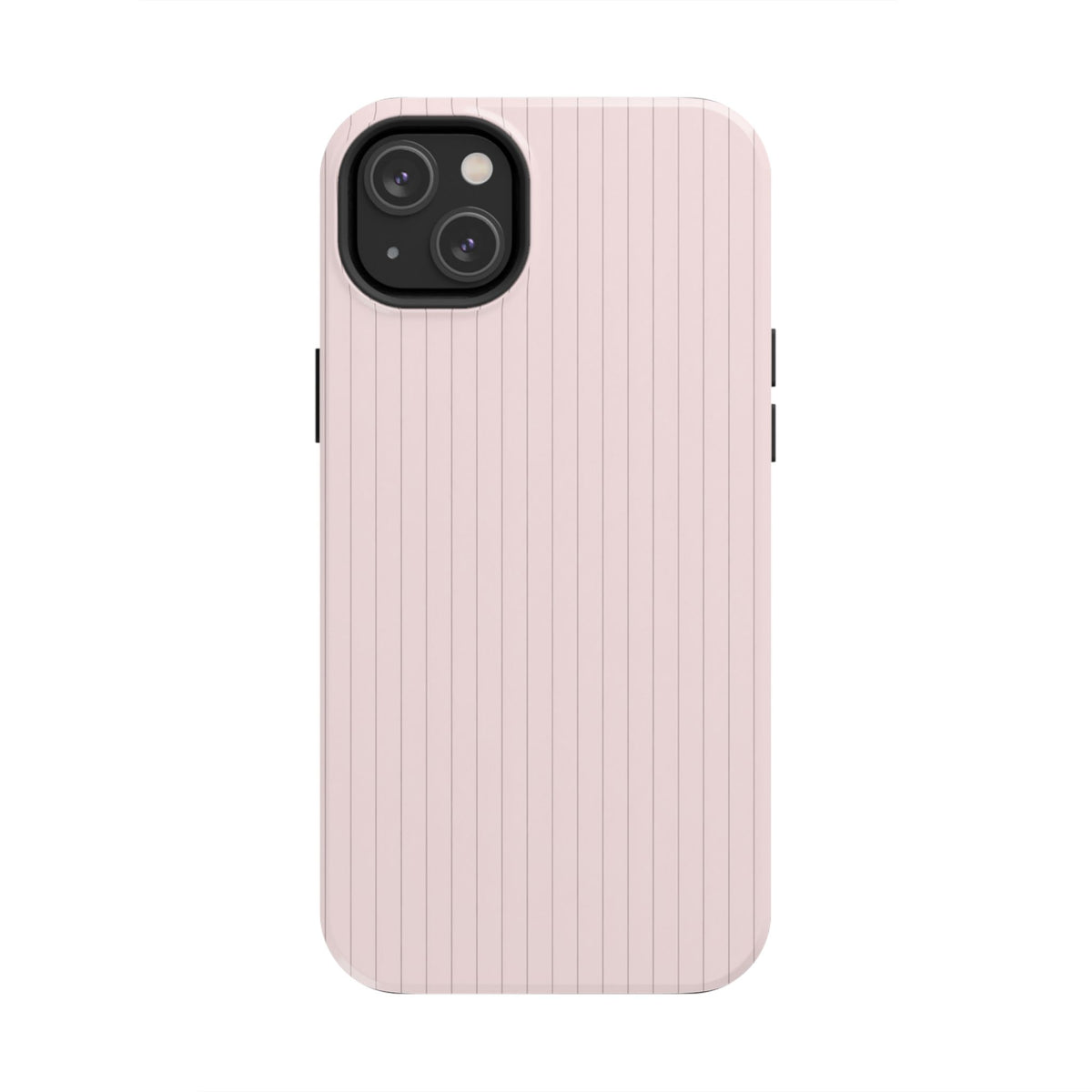 Blush Pinstripe - Protective Phone Case
