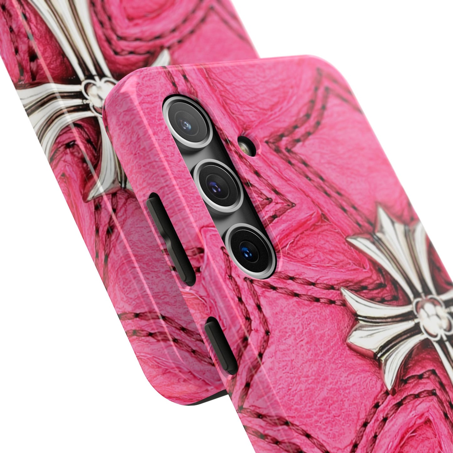 Pink Cross - Protective Phone Case