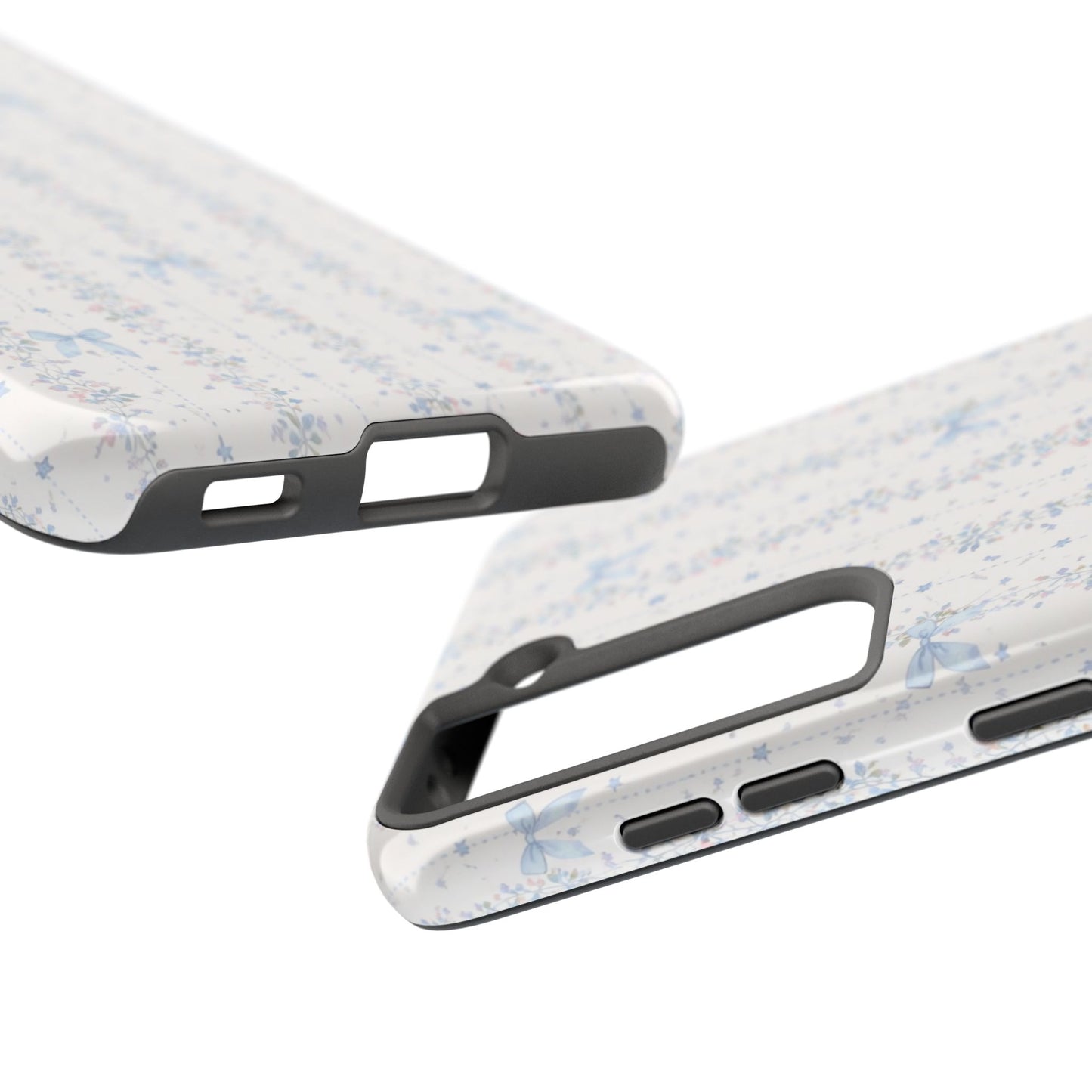 Bows and Stripes - Protective Phone Case