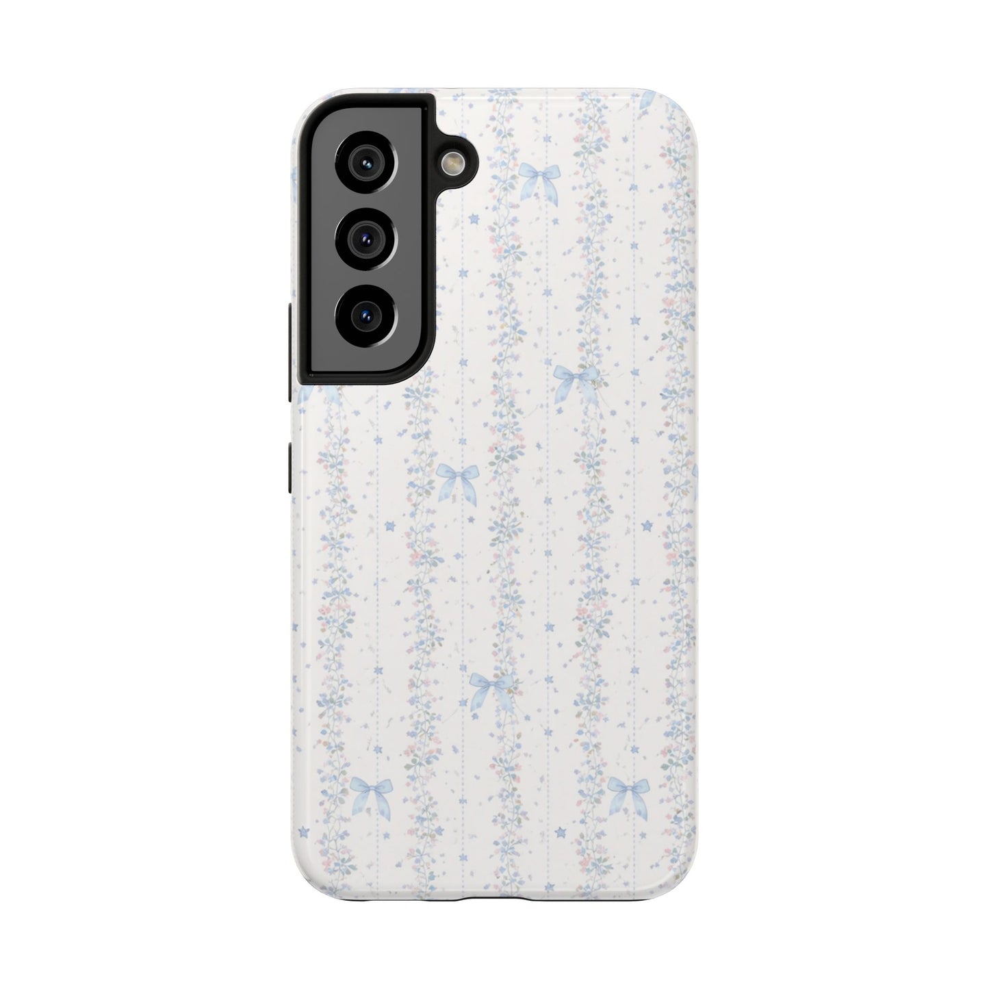 Bows and Stripes - Protective Phone Case