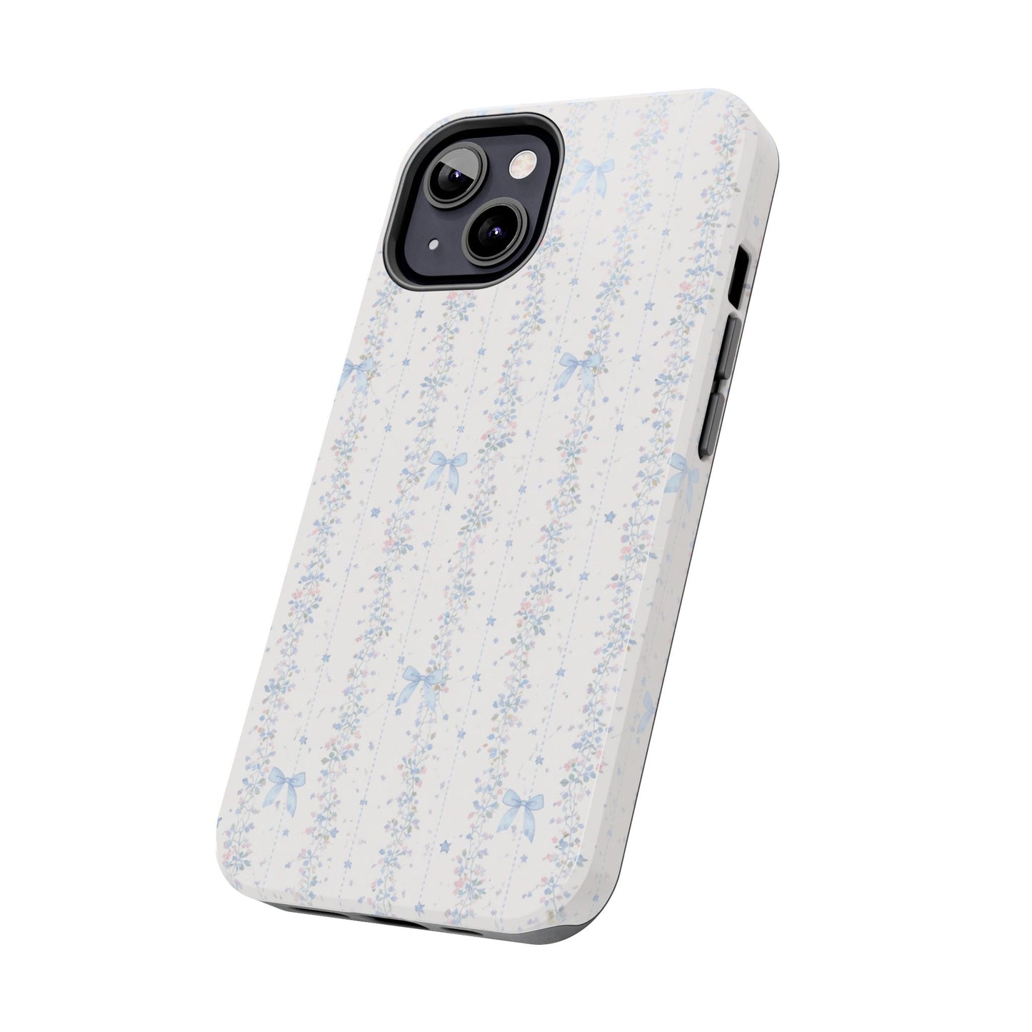 Bows and Stripes - Protective Phone Case