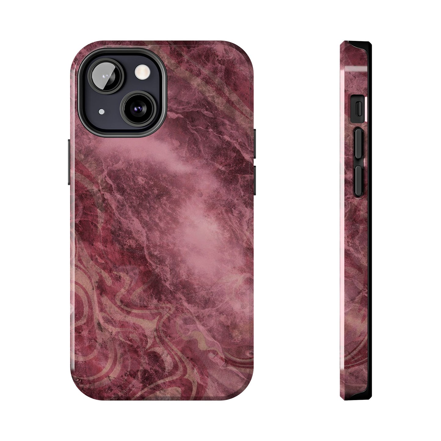 Marble Magenta - Protective Phone Case