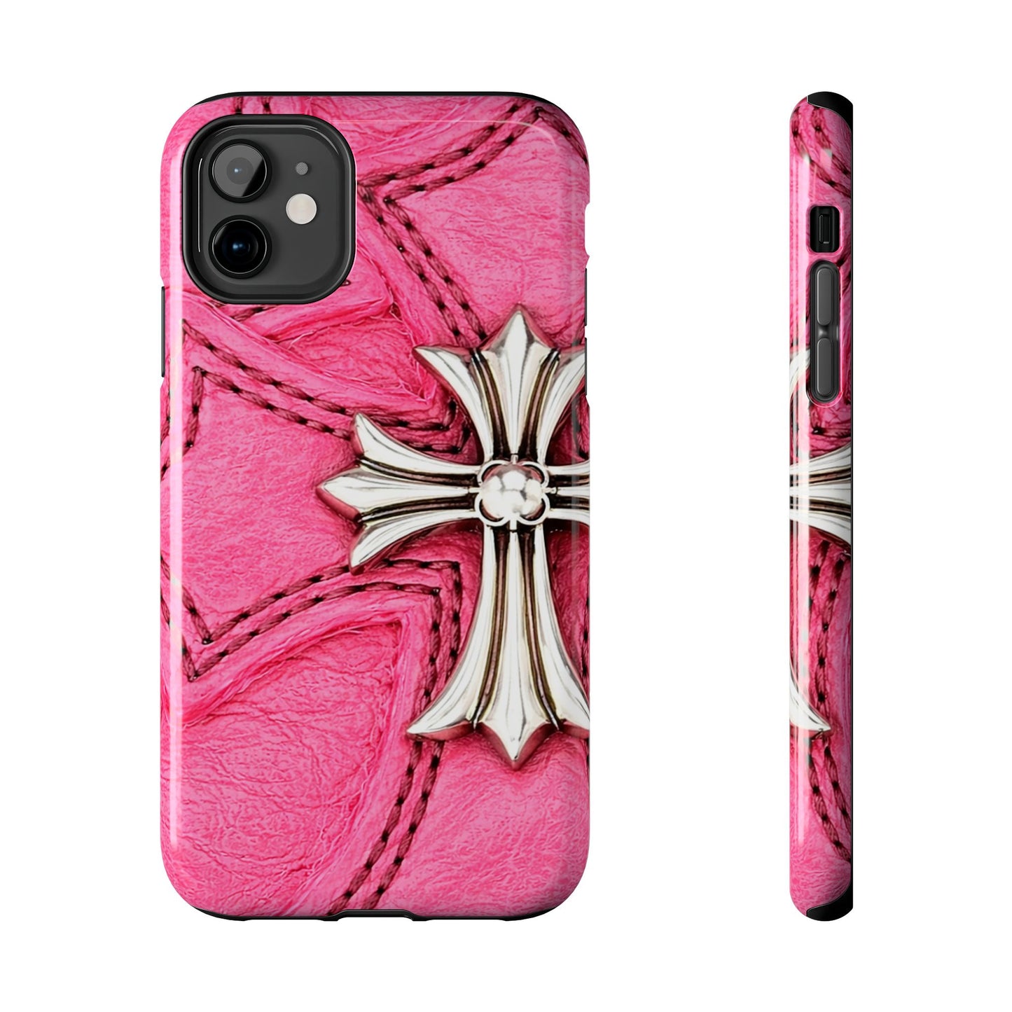 Pink Cross - Protective Phone Case