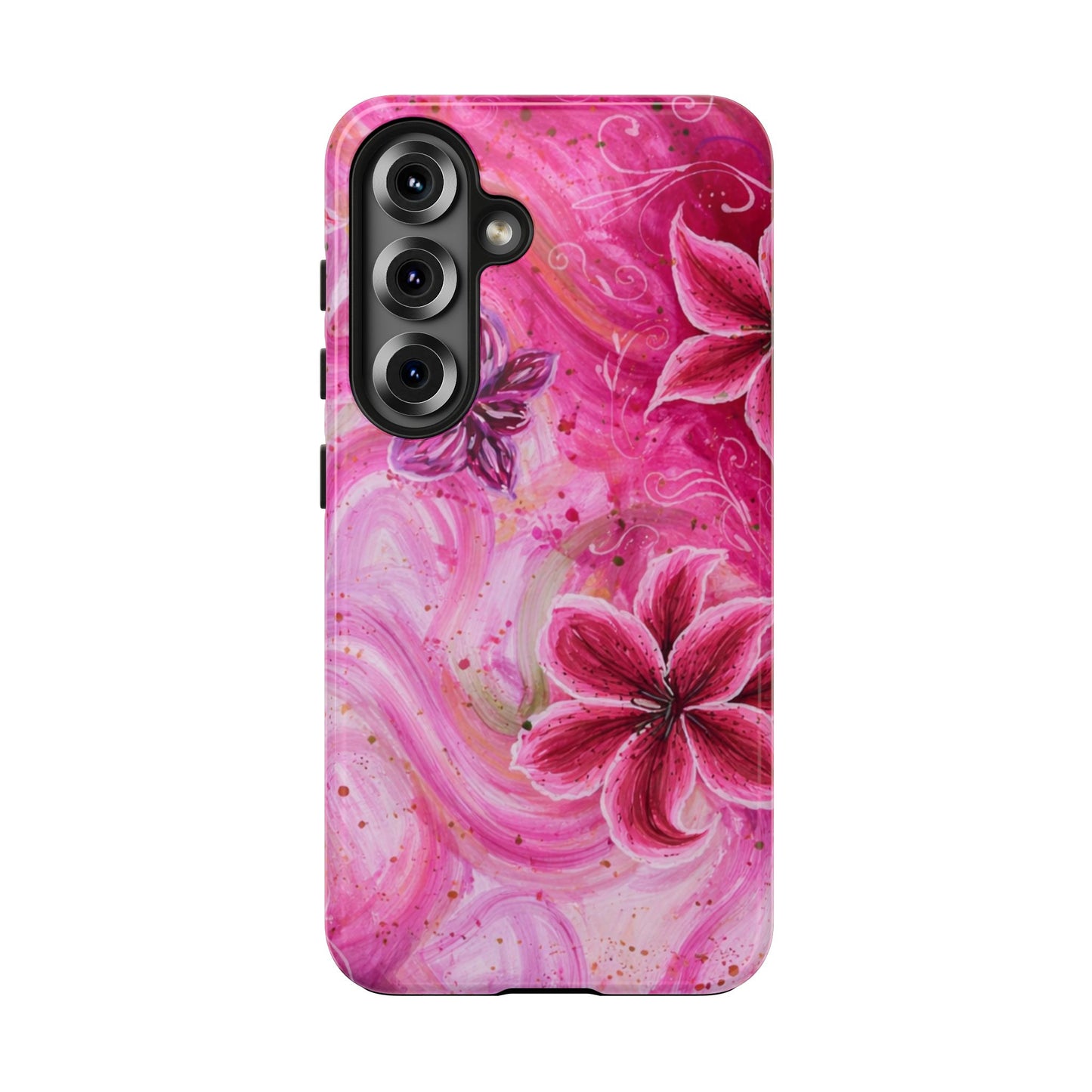 Watercolor Hibiscus - Protective Phone Case