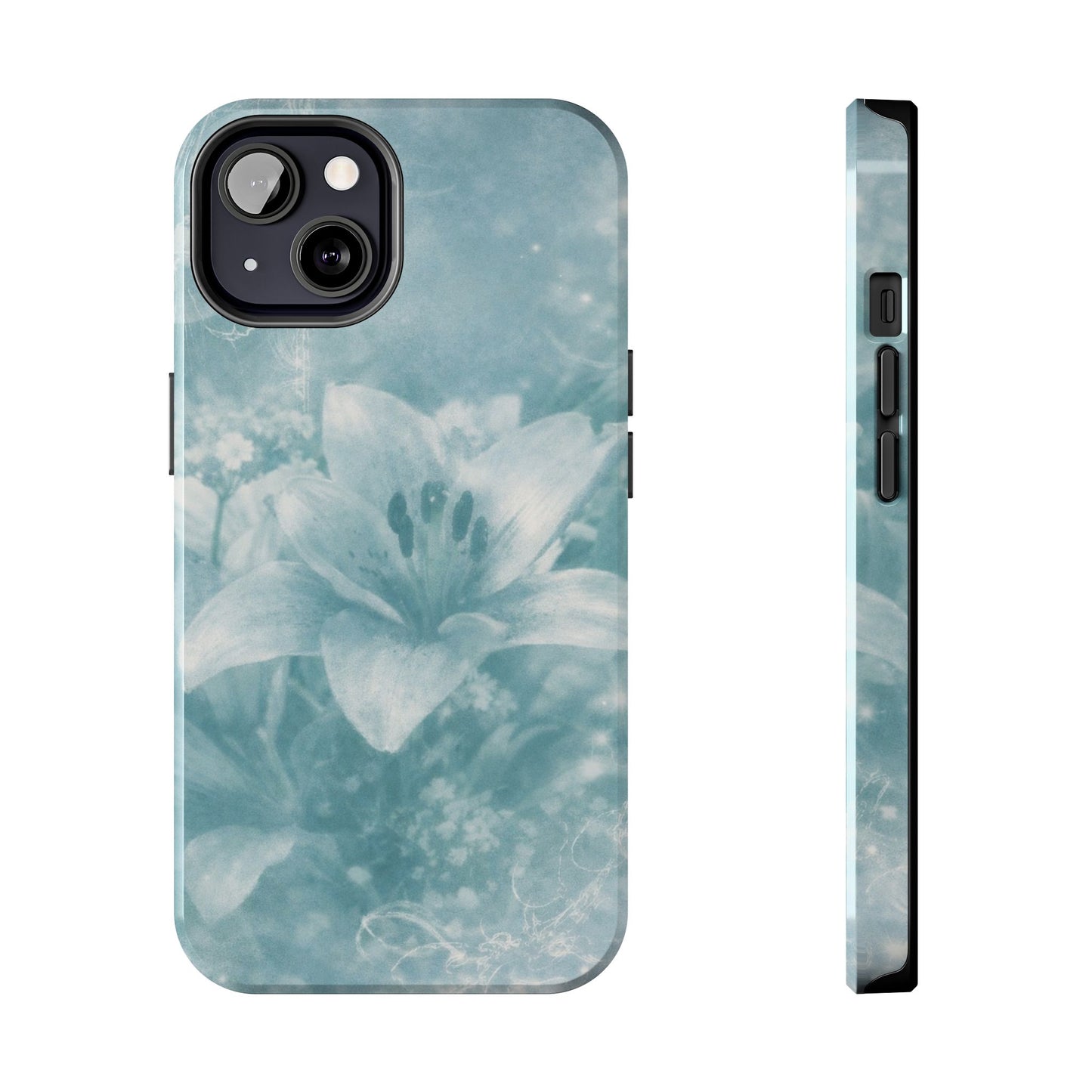 Teal Lily - Protective Phone Case
