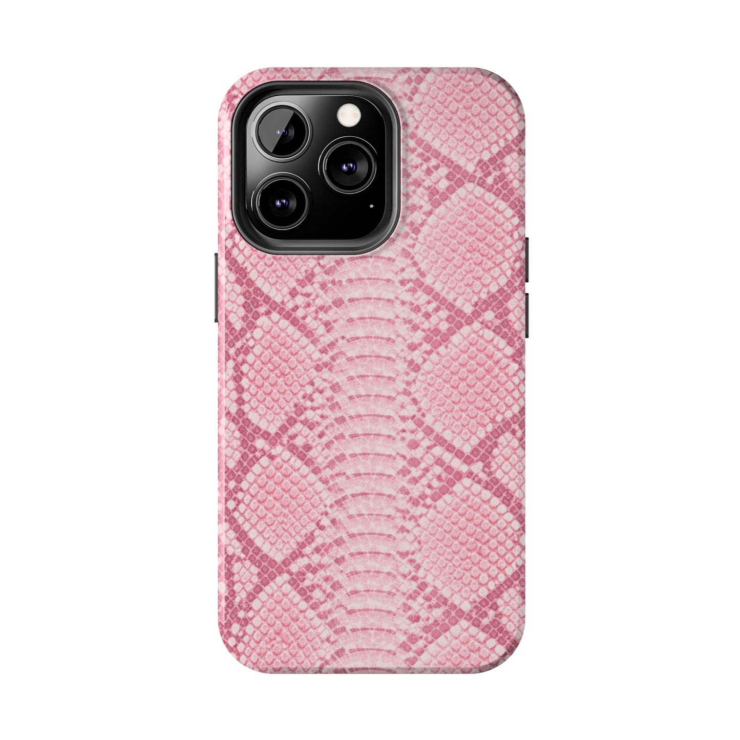 Pink Snake Skin - Protective Phone Case