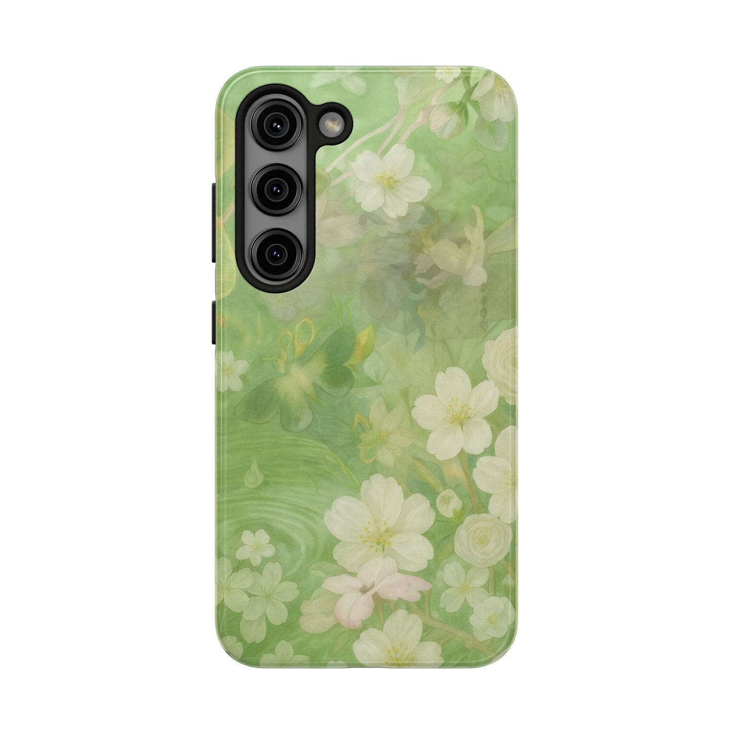 Sage Blossom - Protective Phone Case