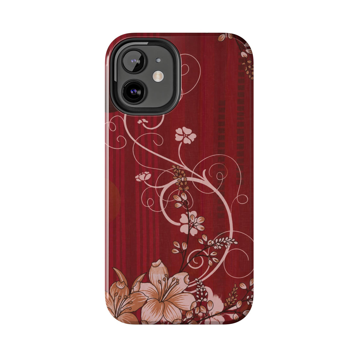Crimson Bloom - Protective Phone Case