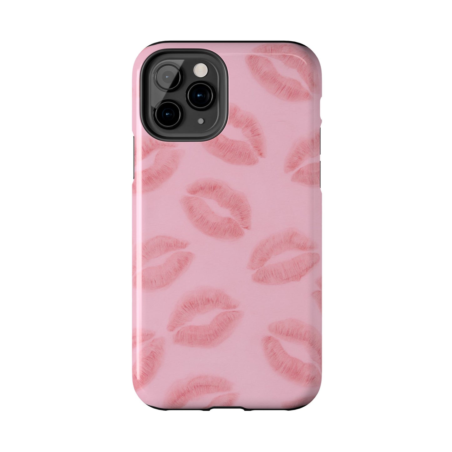 Pink Rosy Kisses - Protective Phone Case