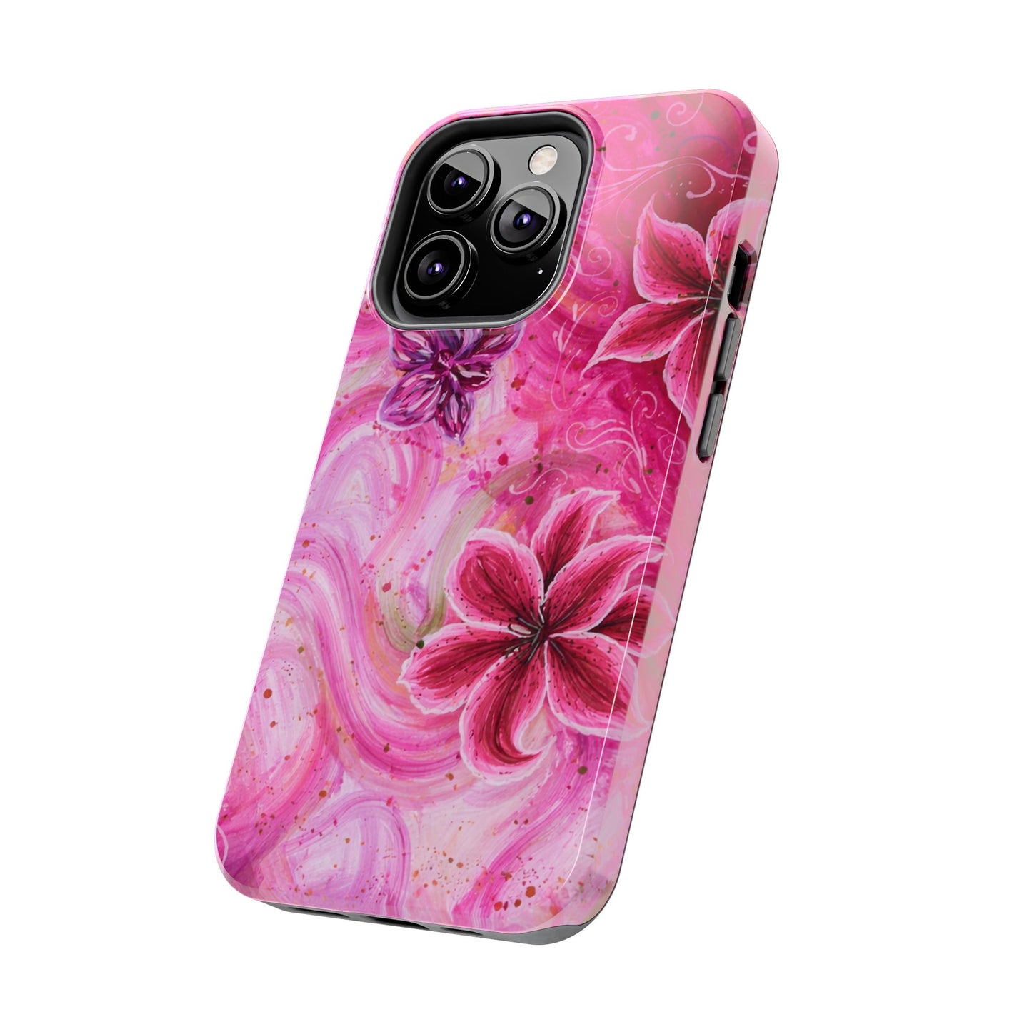 Watercolor Hibiscus - Protective Phone Case