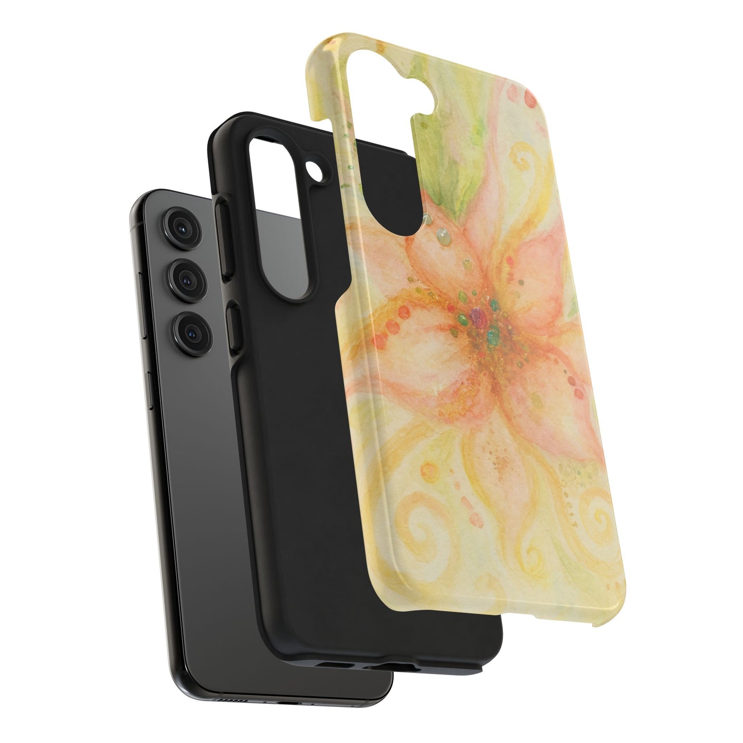 Shimmery Flower - Protective Phone Case