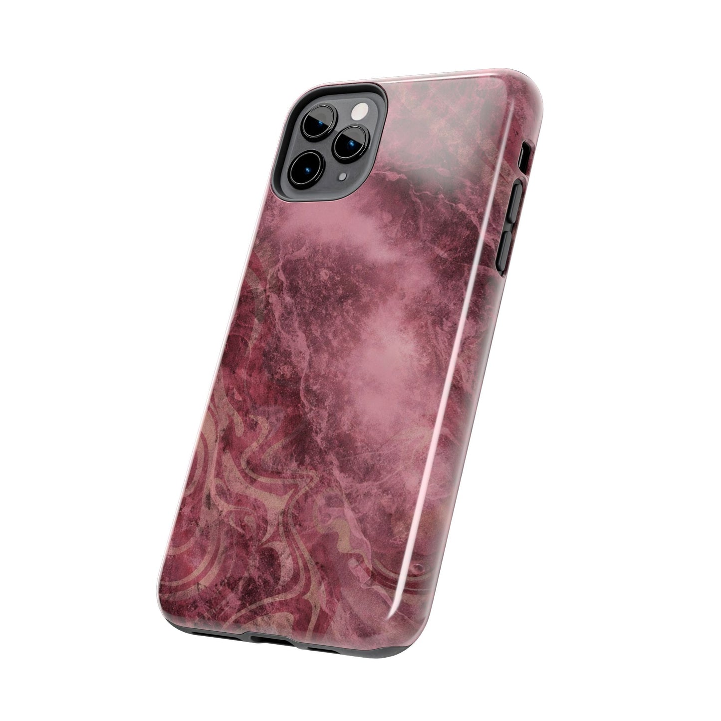 Marble Magenta - Protective Phone Case