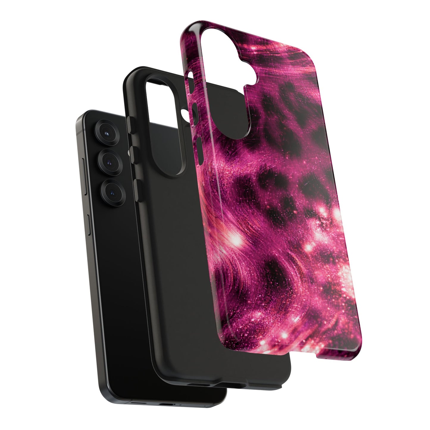 Magenta Y2K Leopard - Protective Phone Case