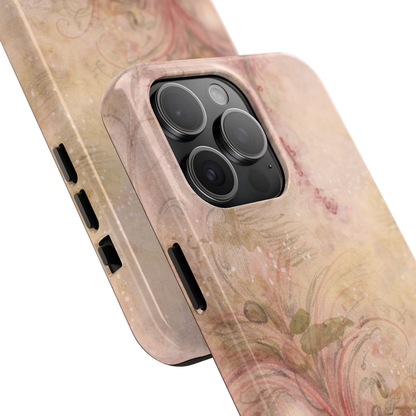Antique Watercolor Floral - Protective Phone Case