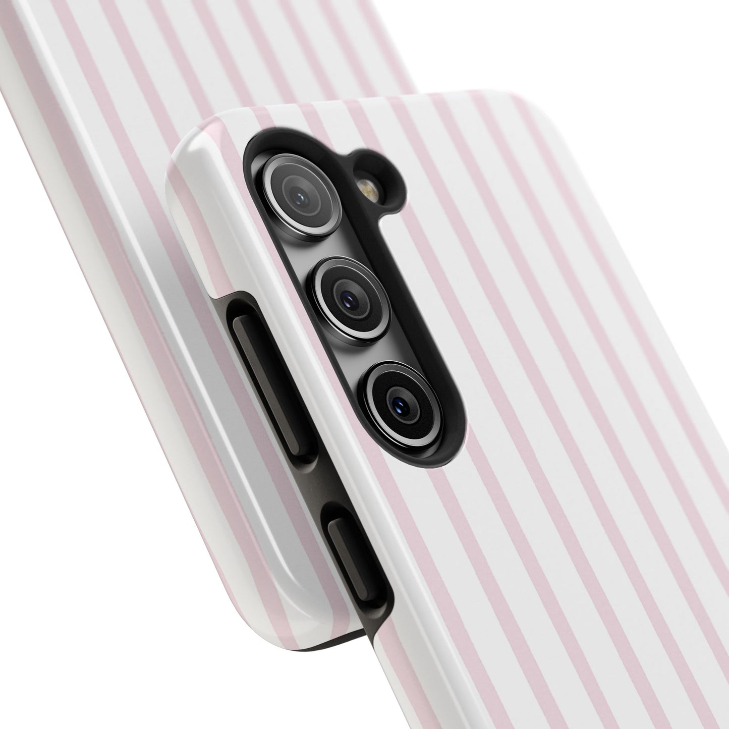 Pink Vertical Stripes - Protective Phone Case