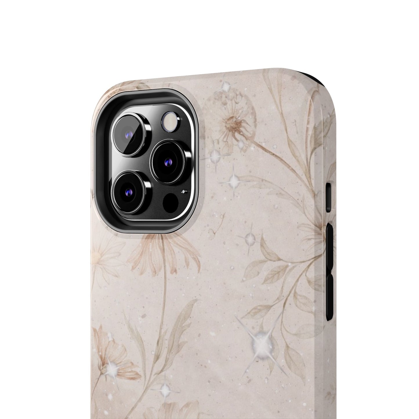 Beige Bloom - Protective Phone Case