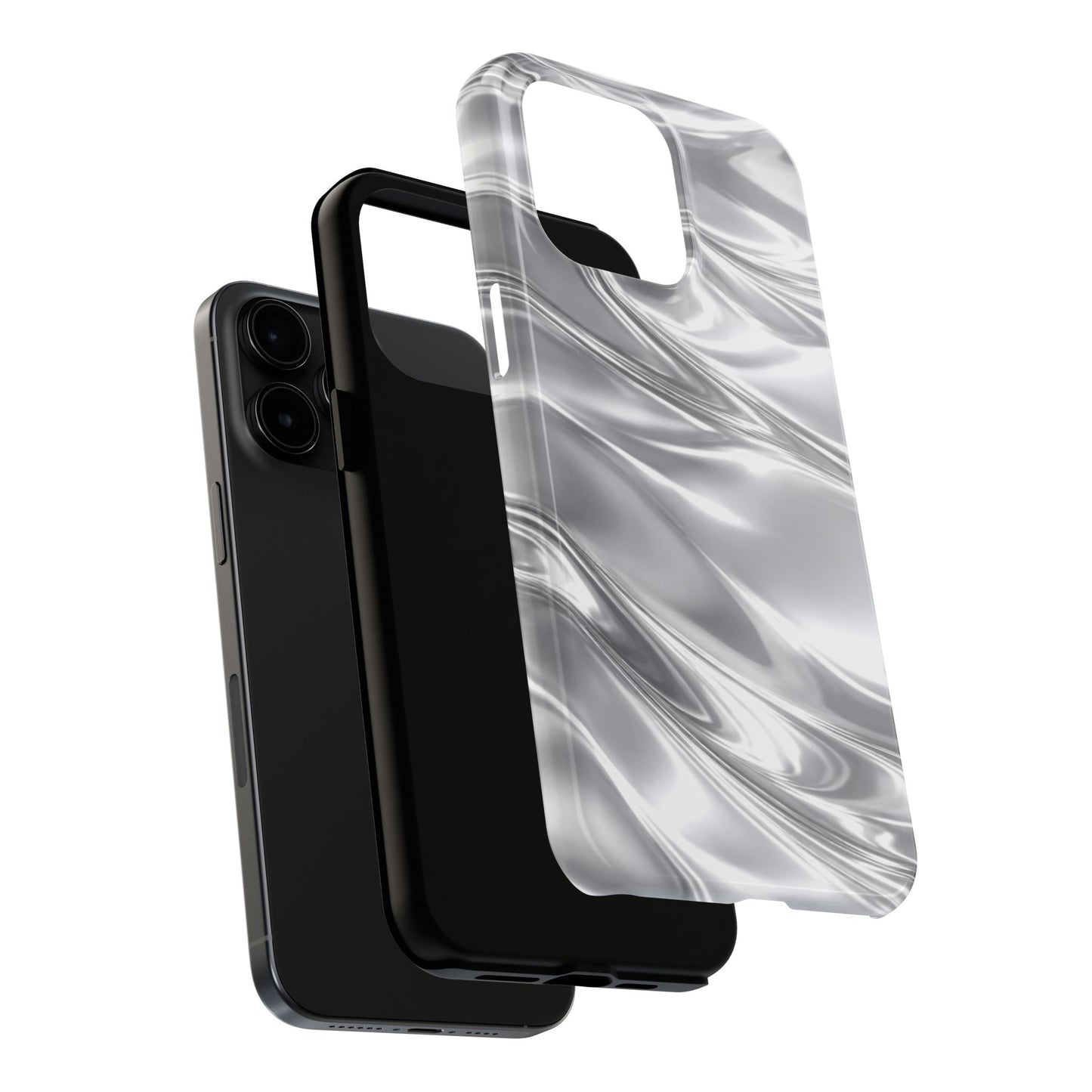 Silver Metallic - Protective Phone Case