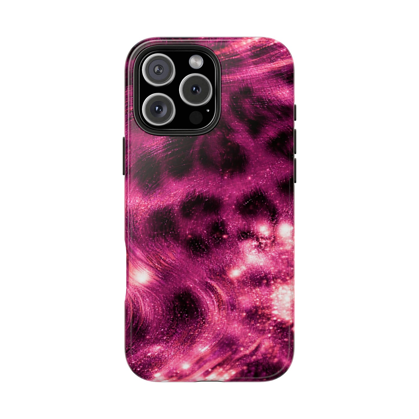 Magenta Y2K Leopard - Protective Phone Case