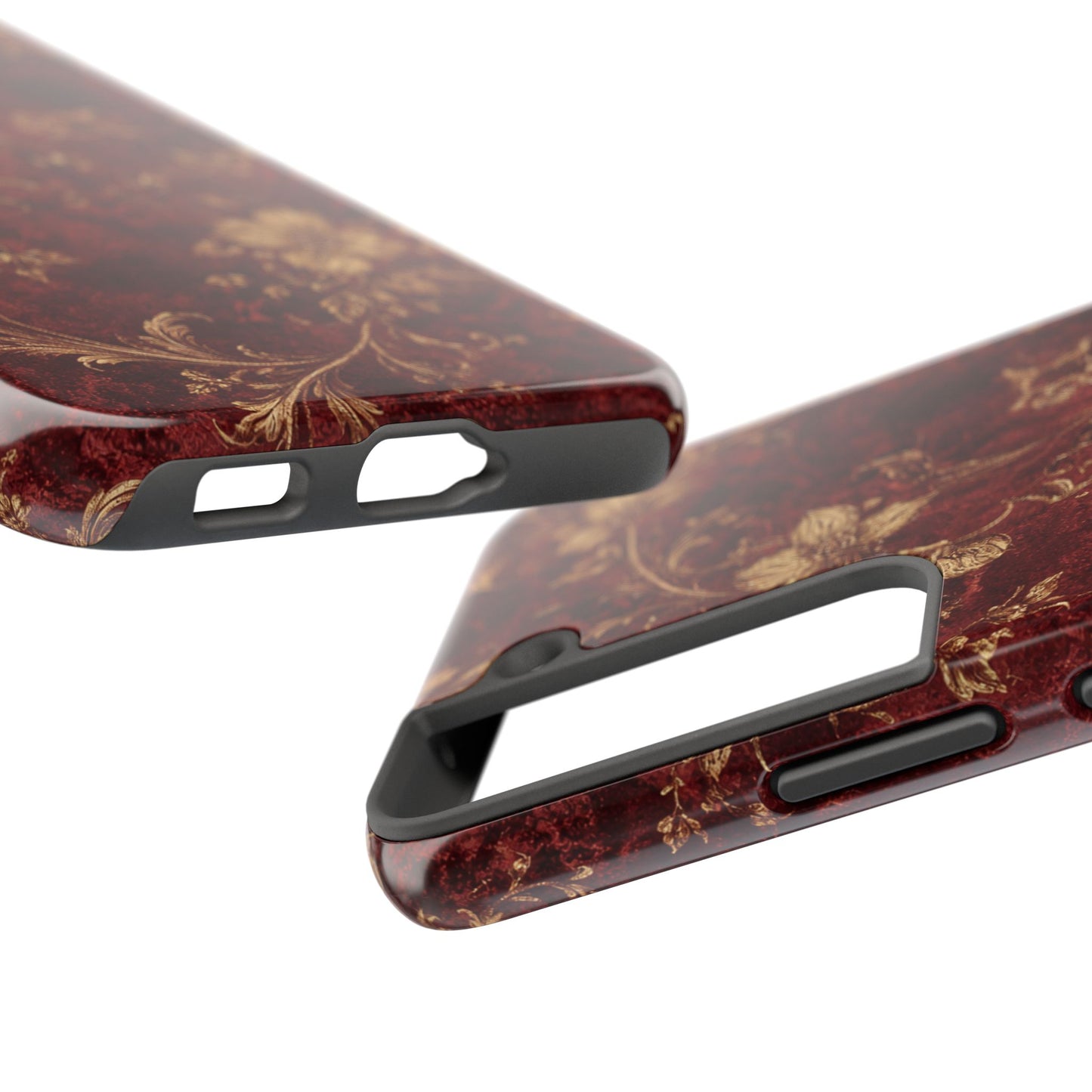 Floral Burgundy - Protective Phone Case
