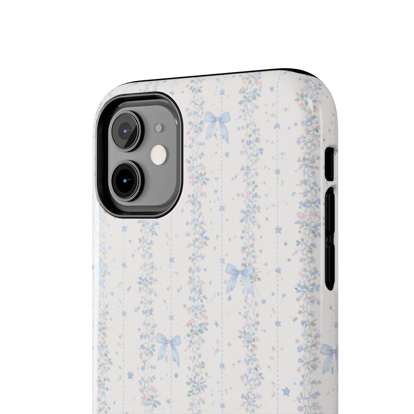 Bows and Stripes - Protective Phone Case