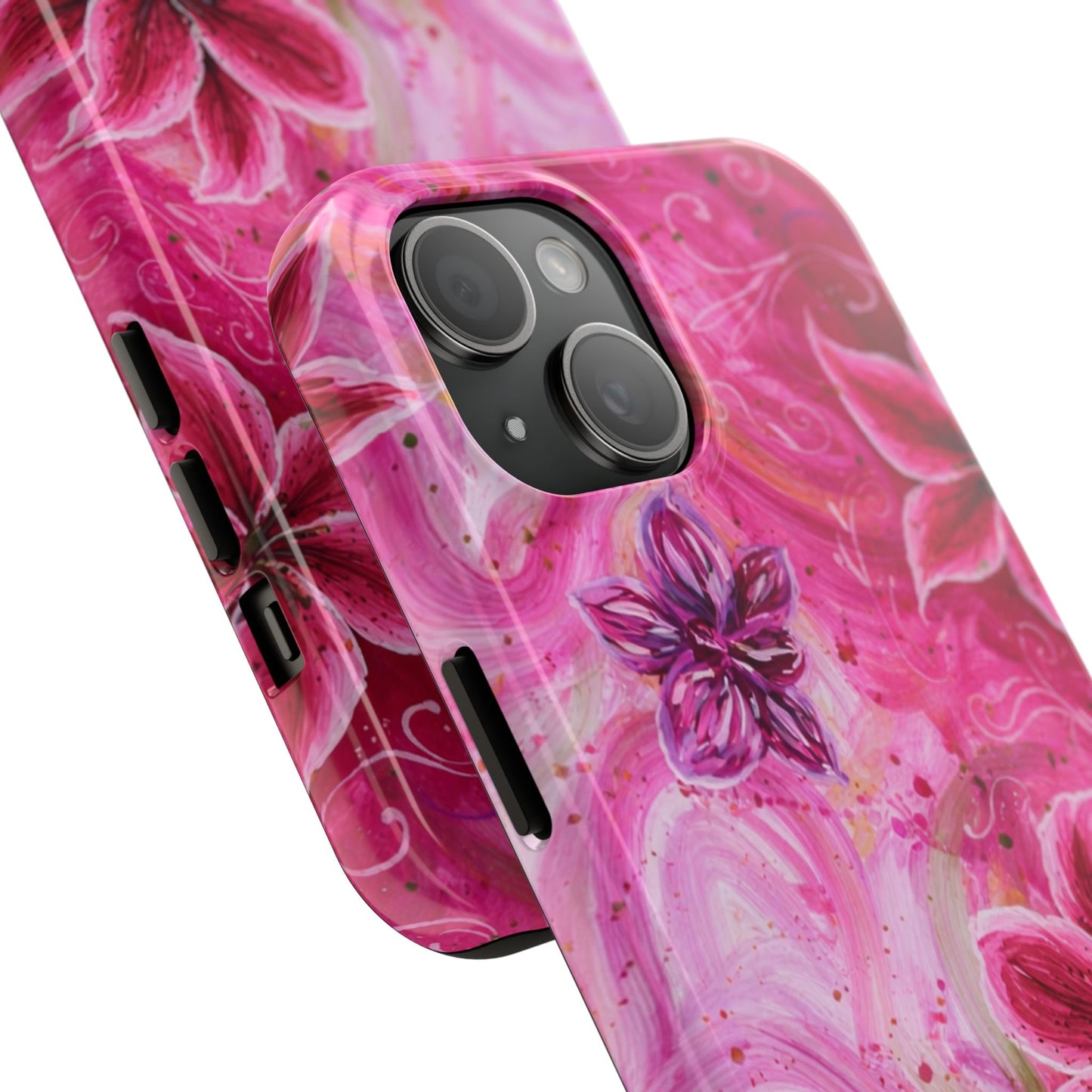Watercolor Hibiscus - Protective Phone Case
