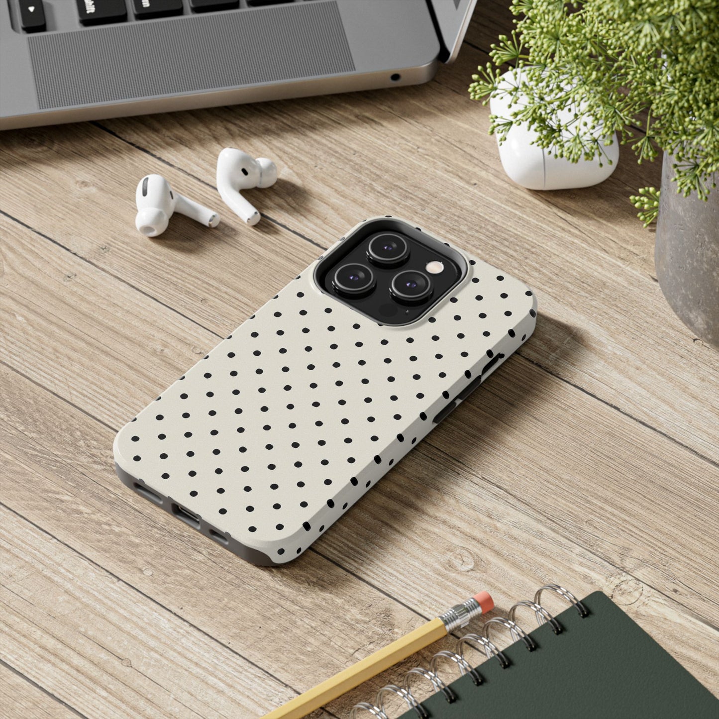Vintage Polka Dots - Protective Phone Case