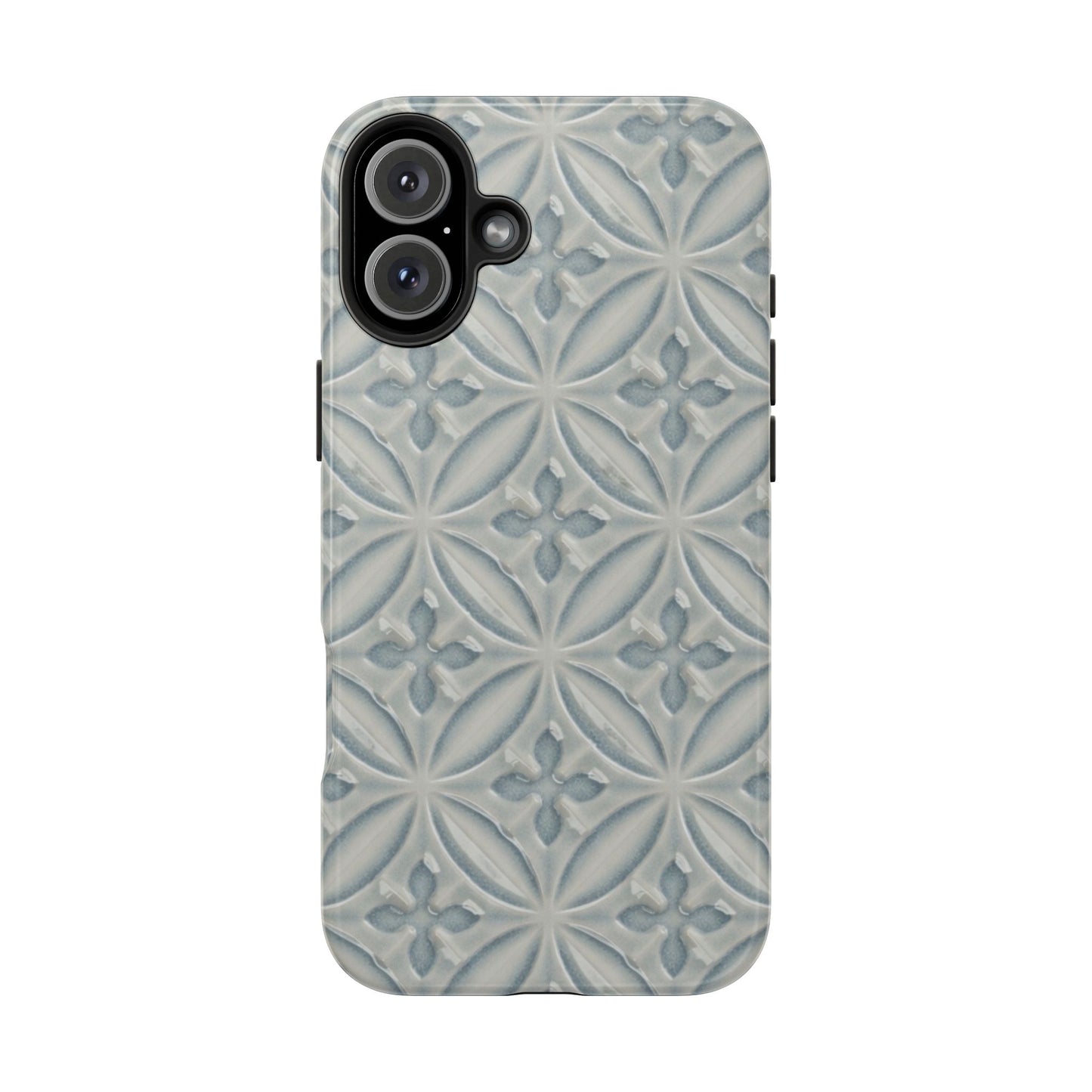 Vintage Blue Tile - Protective Phone Case