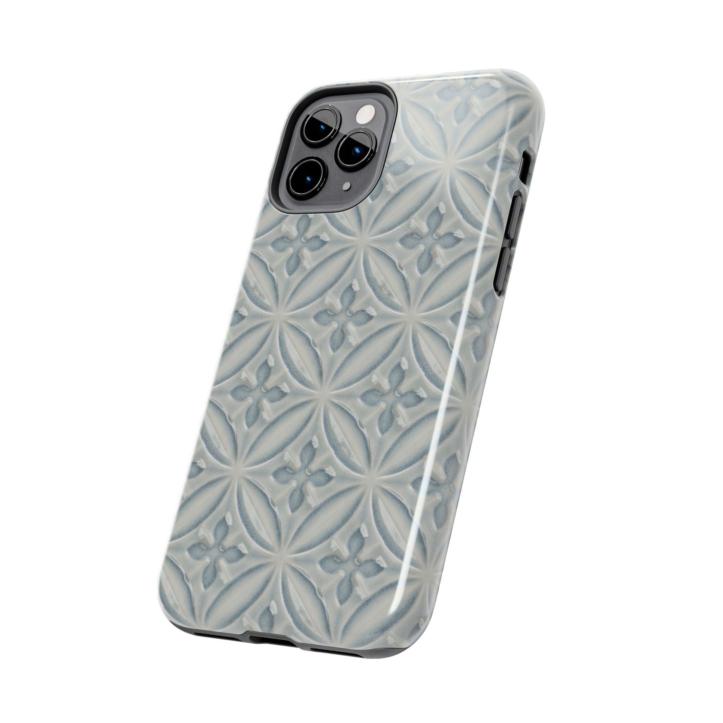 Vintage Blue Tile - Protective Phone Case