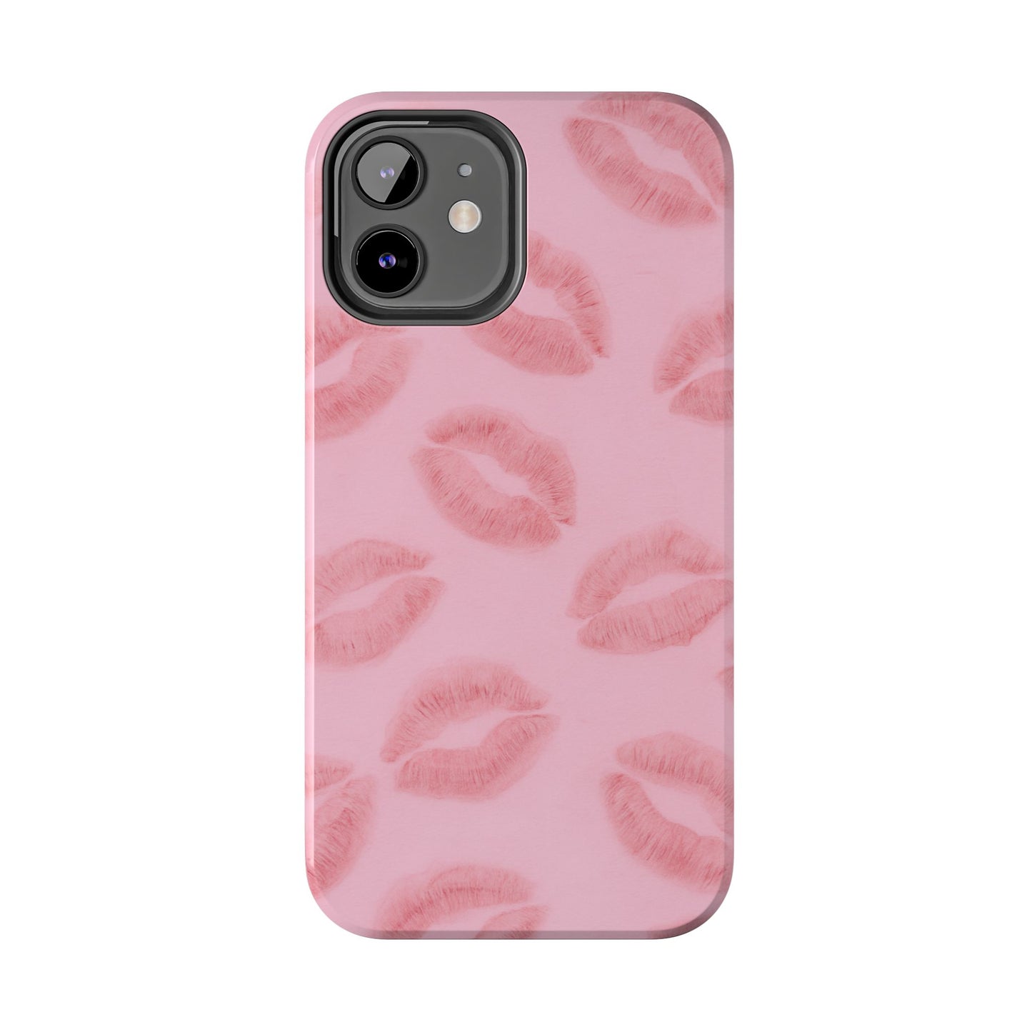 Pink Rosy Kisses - Protective Phone Case