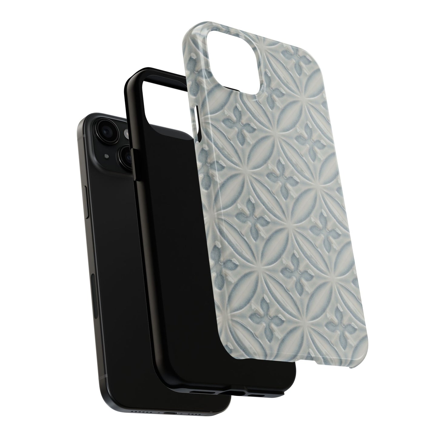 Vintage Blue Tile - Protective Phone Case