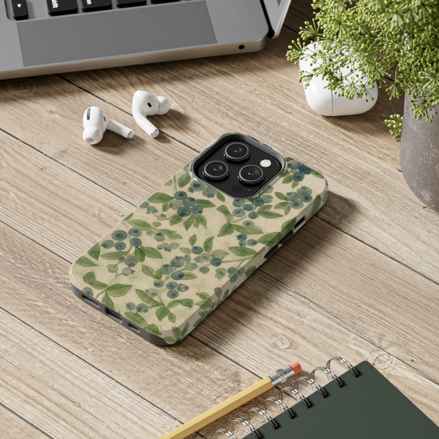 Wild Blueberries - Protective Phone Case