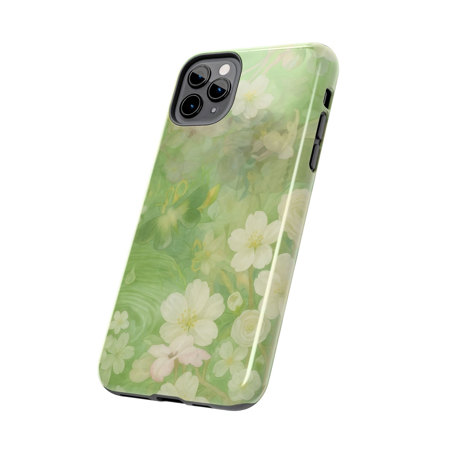 Sage Blossom - Protective Phone Case