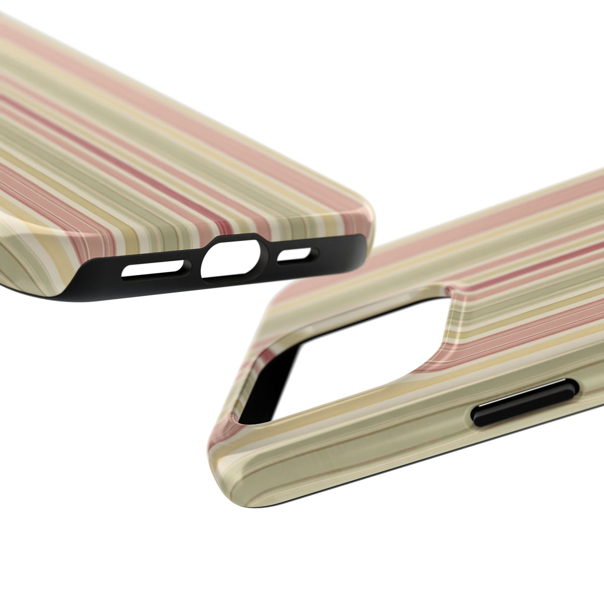 Rosewood Stripe - Protective Phone Case