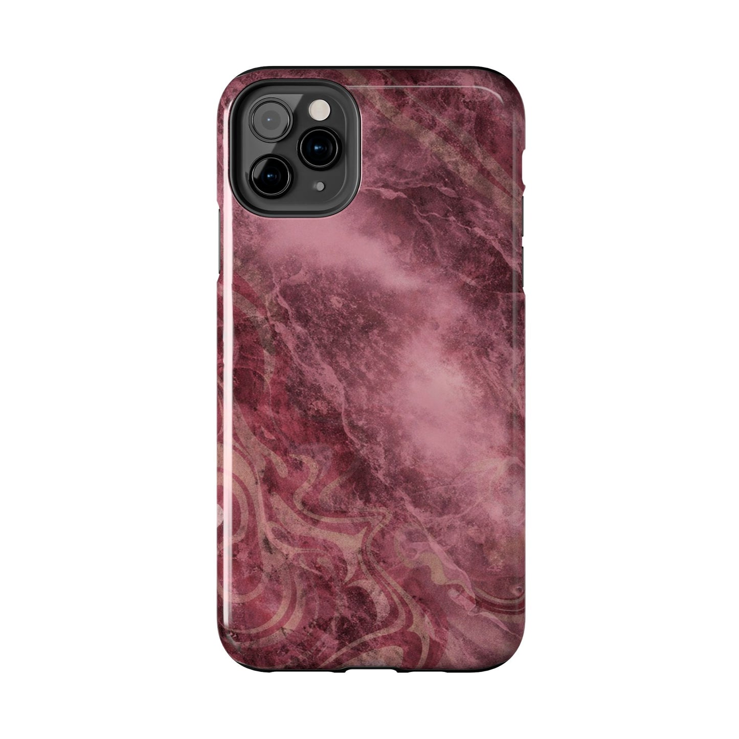 Marble Magenta - Protective Phone Case