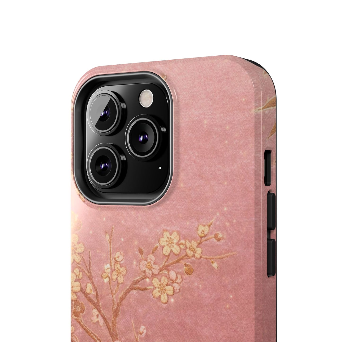 Pink Gold Cherry Blossom - Protective Phone Case