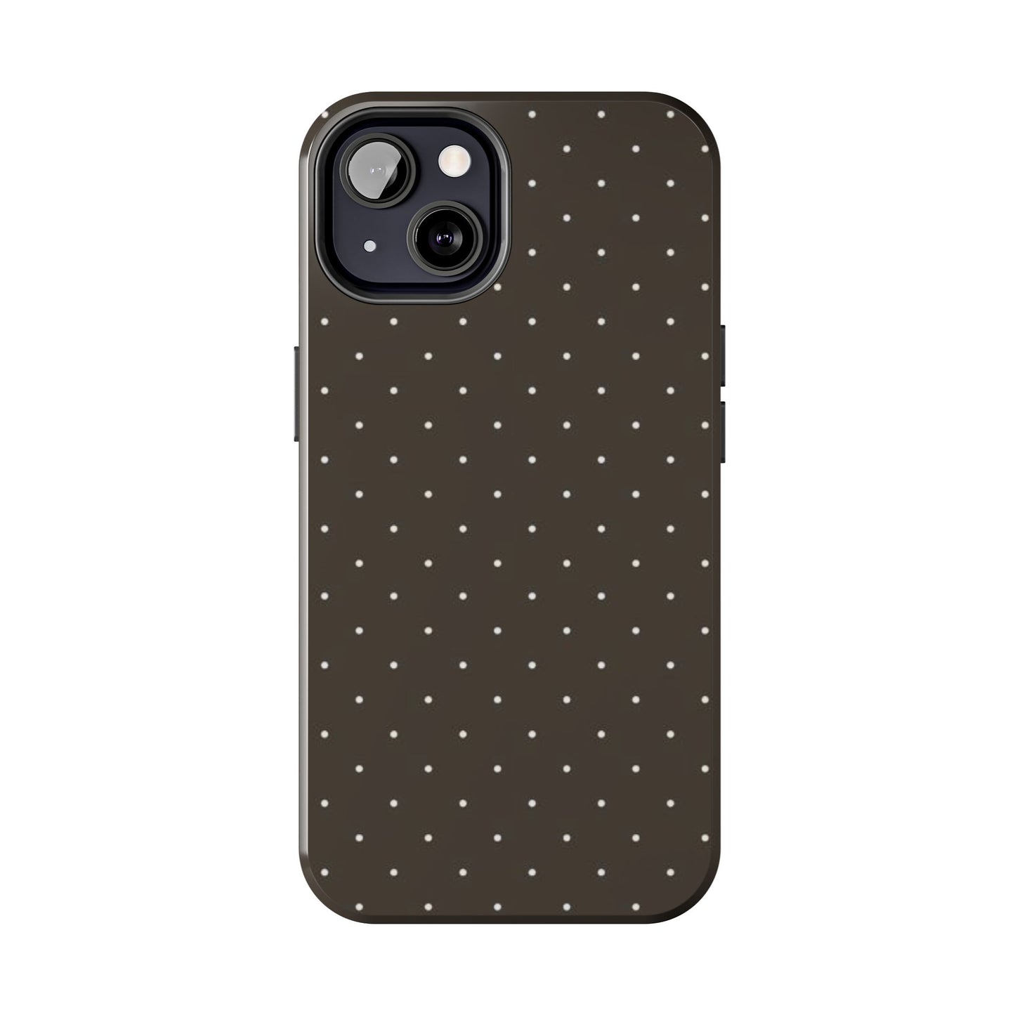 Brown Mini Polka Dot - Protective Phone Case