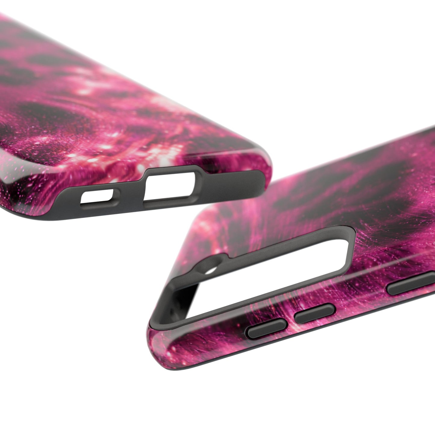 Magenta Y2K Leopard - Protective Phone Case