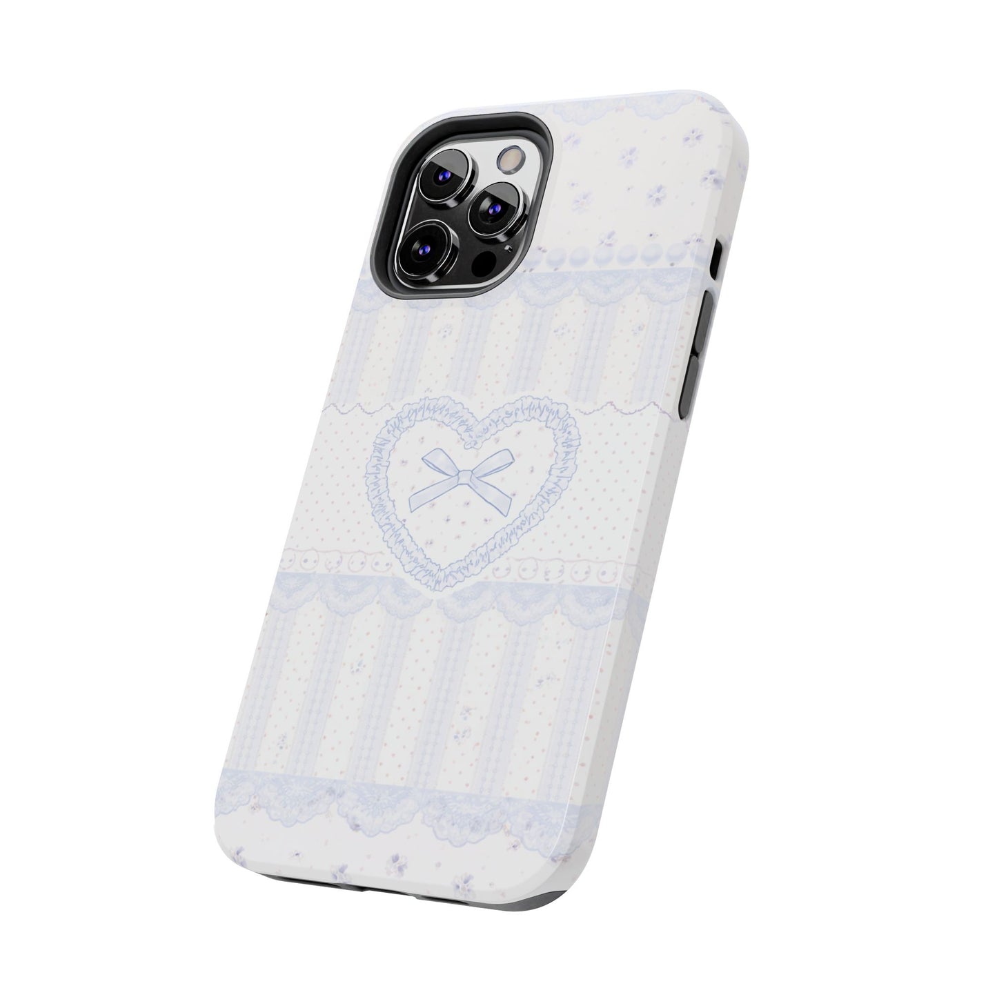 Coquette Blue Lace - Protective Phone Case