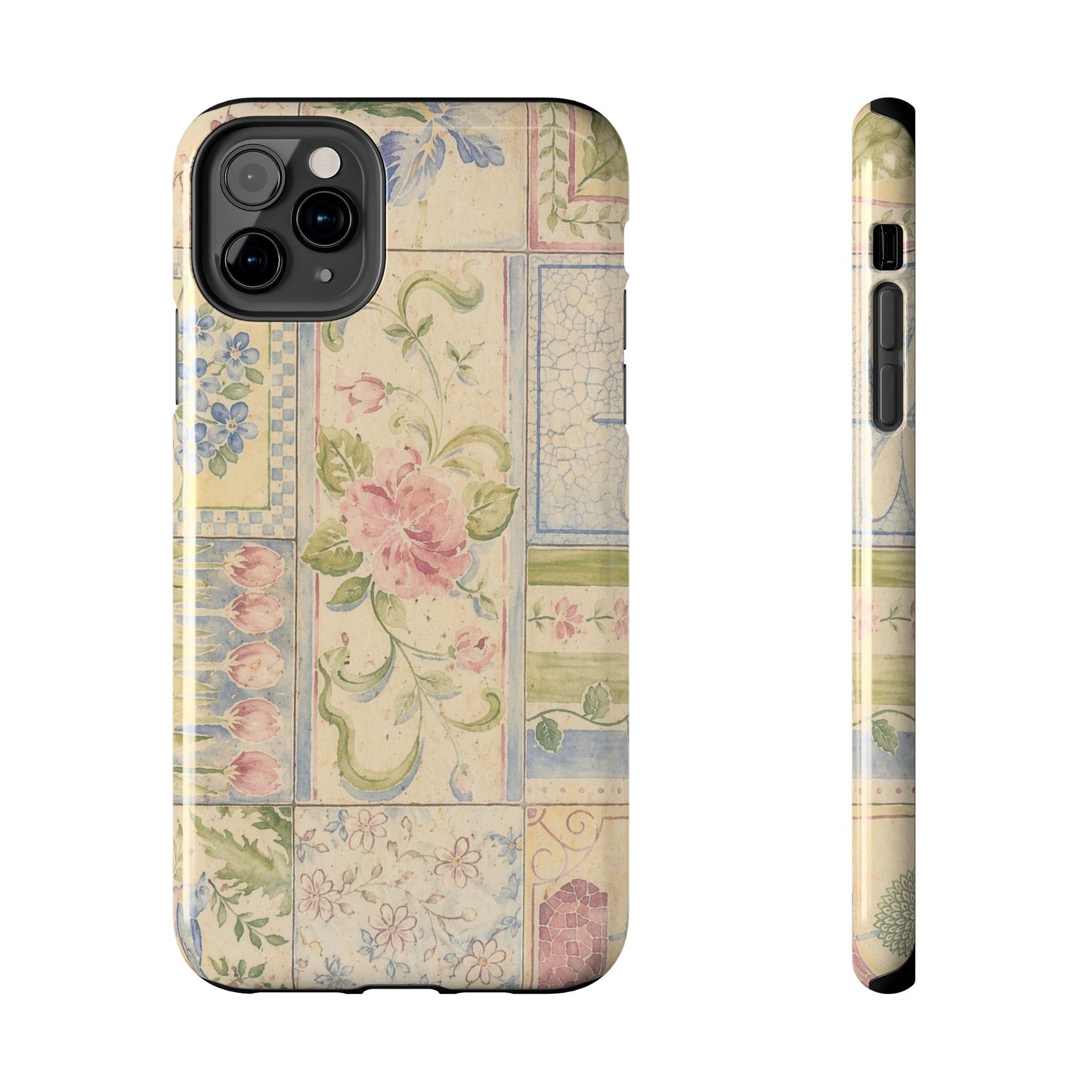 Floral Patchwork - Protective Phone Case