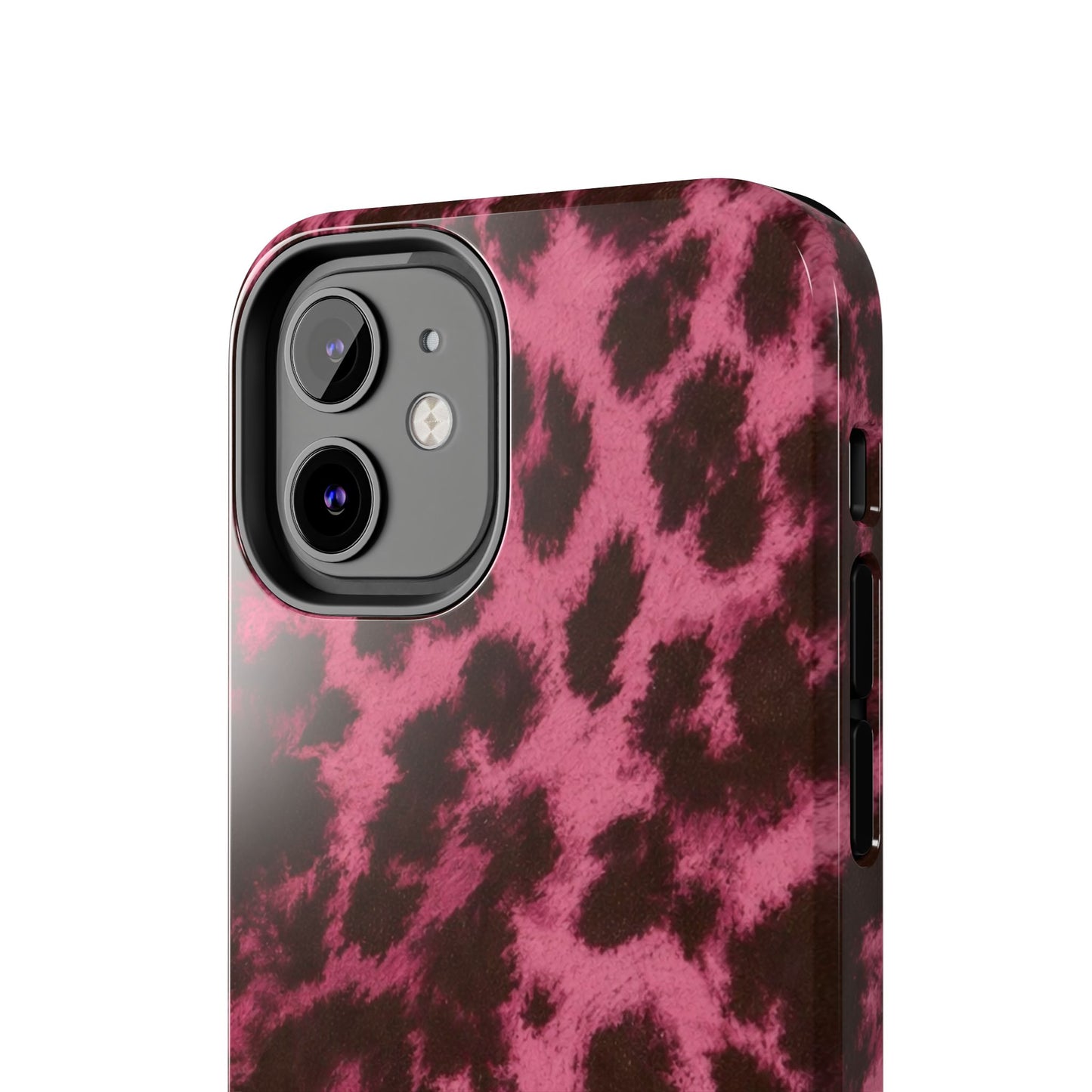 Pink Leopard Print - Protective Phone Case