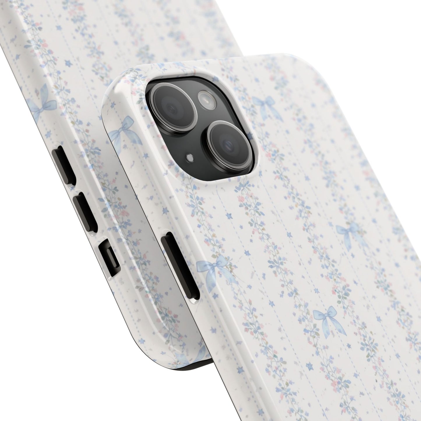 Bows and Stripes - Protective Phone Case