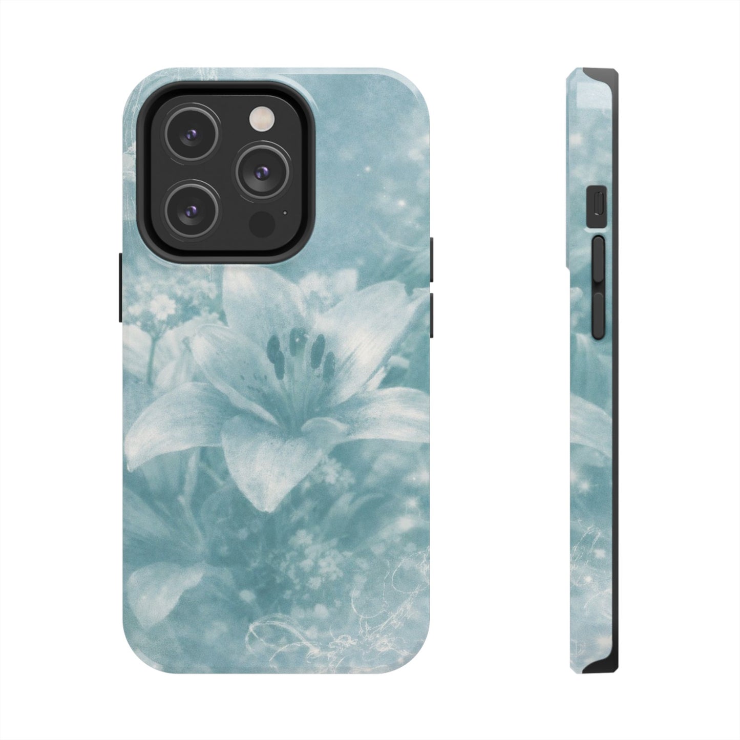 Teal Lily - Protective Phone Case