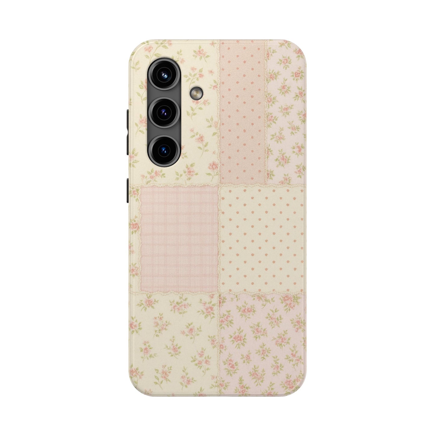 Floral Patchwork Quilt - Protective Phone Case