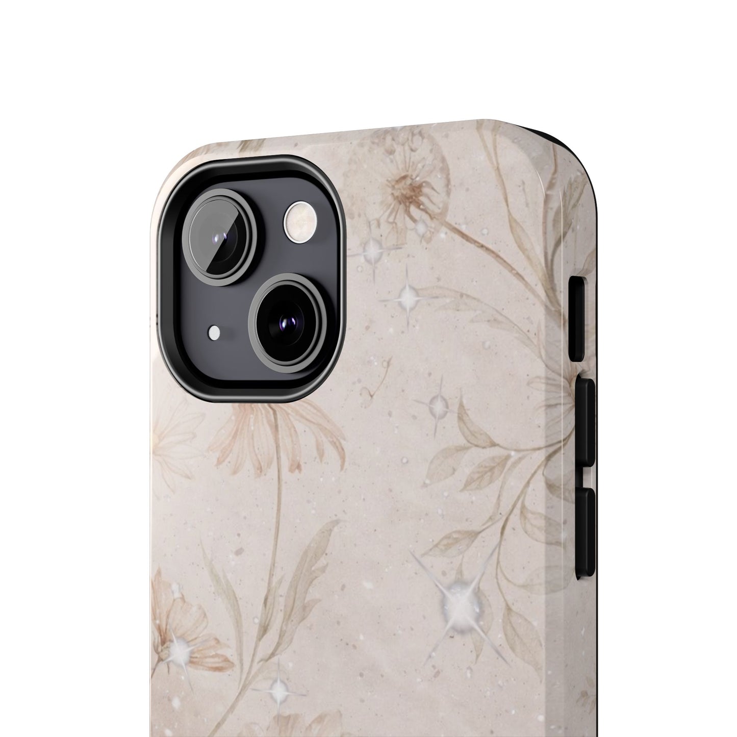 Beige Bloom - Protective Phone Case